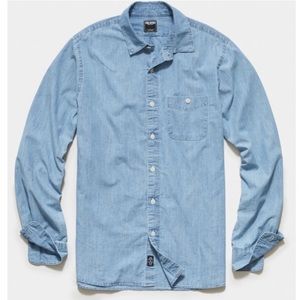 Todd Snyder Japanese Sun Faded Chambray Shirt